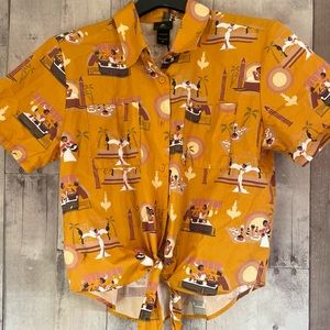 Disney Princess, Tiana’s Place Women’s Medium Crop Top NWT